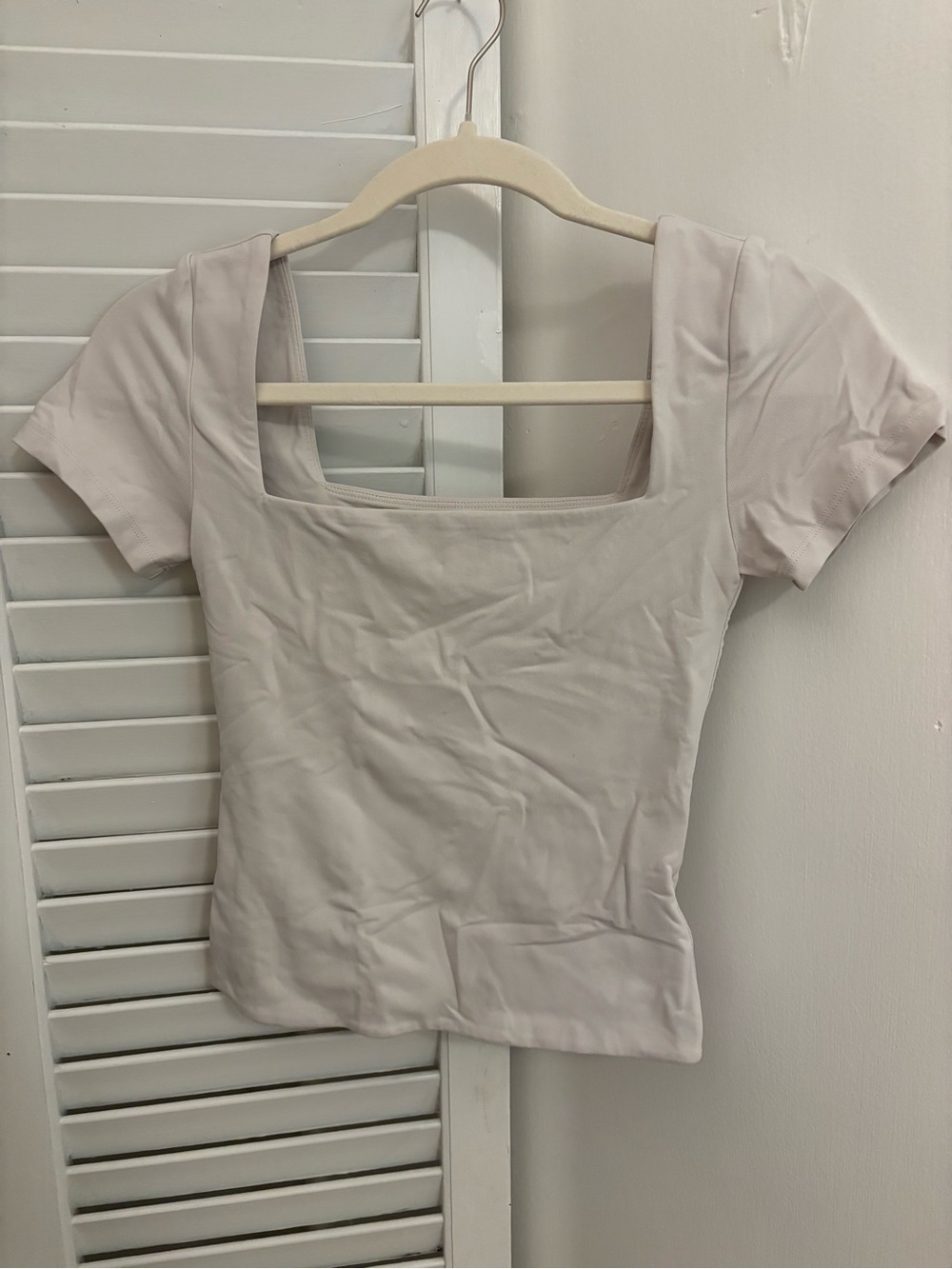 Aritzia square neck waist length contour top